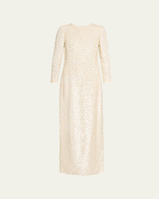 Jamis Pearl Long Sleeve Gown